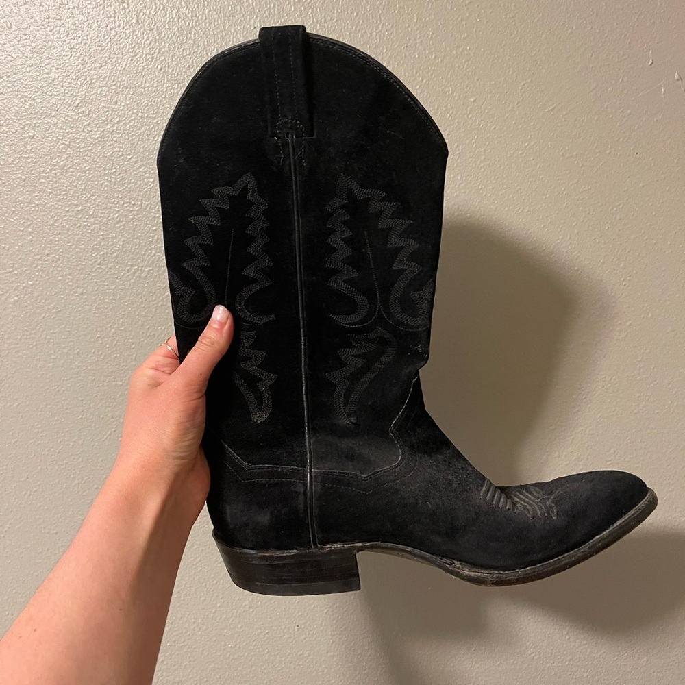 Suede Cowgirl Boots